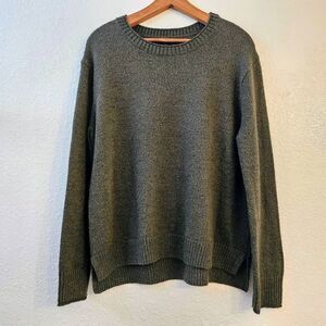 Banana Republic Dark Hunter-Forest Green Cozy Drop Shoulder Sweater Effortless